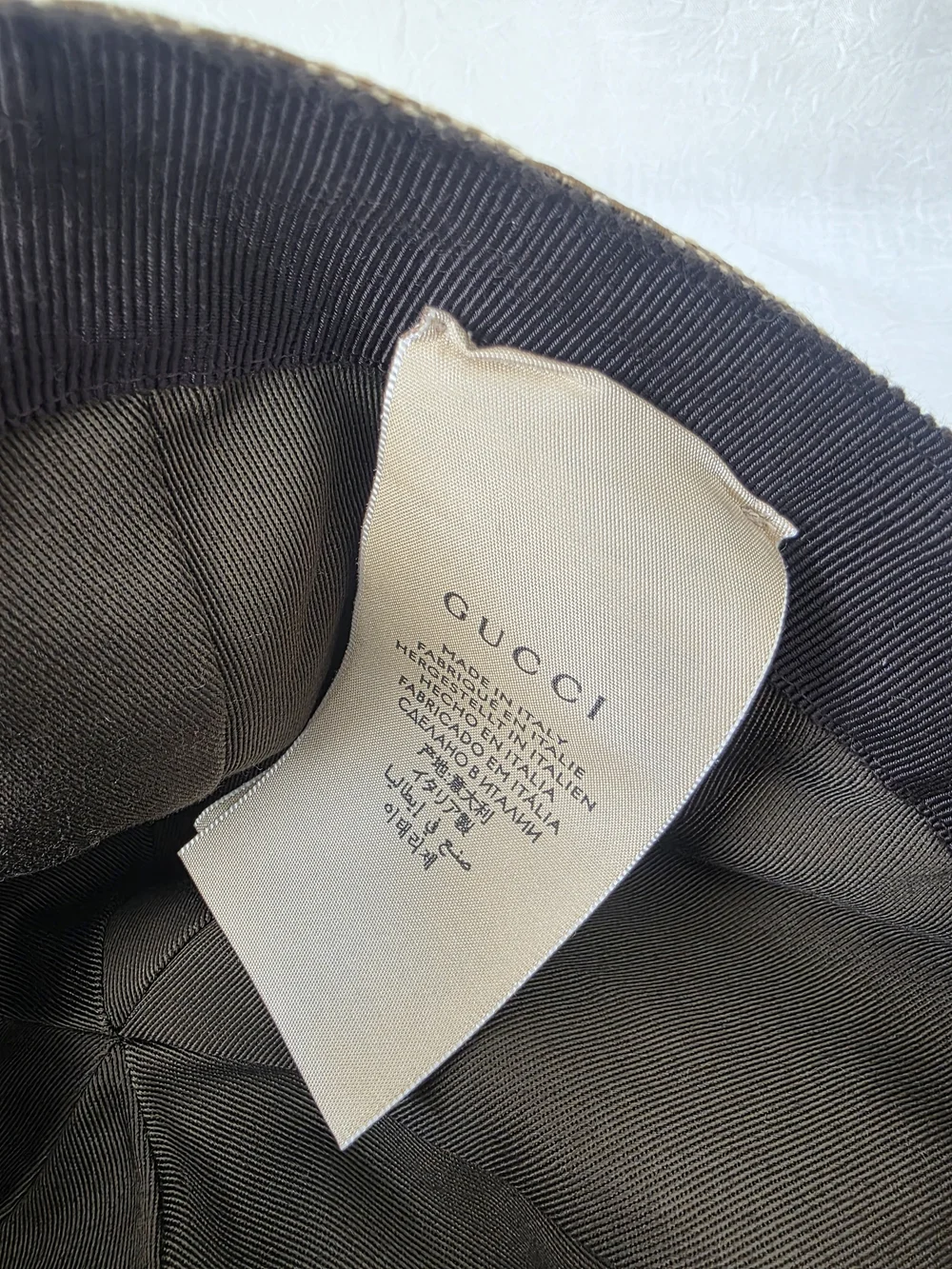 Auth Gucci Supreme Sherry Line Baseball Cap